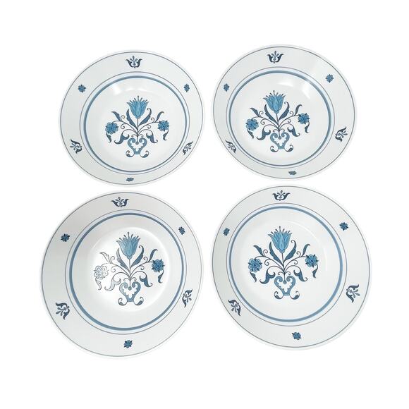 Noritake Other - Noritake Progression Blue Haven Set of 4 Soup Salad Bowl Blue White Ceramic 9004